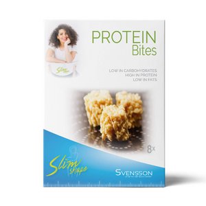 Protein Bites met witte chocolade | Box met 8 porties