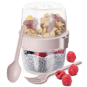 Yogurt Pot with Spoon Lunchbox 370 ml