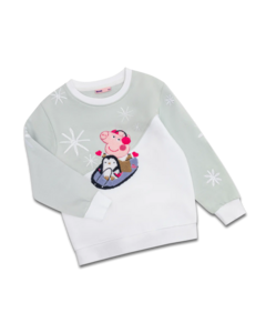 koaa – Peppa Wutz “Winter Time” – Sweater blue/white