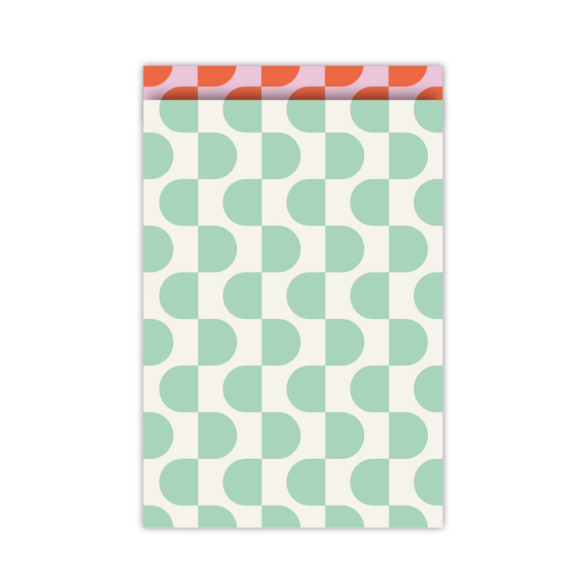 17x25cm mint/wit