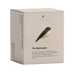 The Nightingale - Wooden Bird Animal Figure - Danish Design