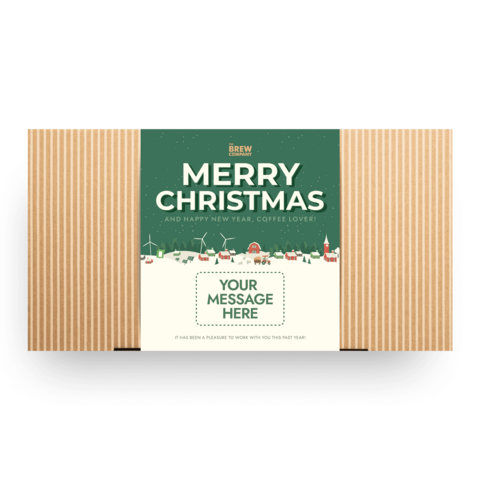 Merry Christmas Coffee Gift Box Custom