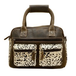 Brown Zebra Tas - Crossbody Ladies Bag im Cowboybag -Stil (Westsbag)