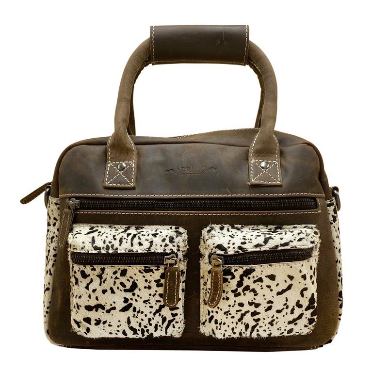 Brown Zebra Tas - Crossbody Ladies Bag im Cowboybag -Stil (Westsbag)