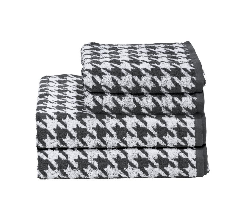 Handdoekenset DAILY SHAPES BIRD (4 maten, 3 kleuren)