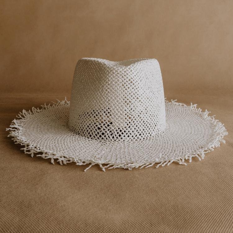 San Pancho · White beach hat