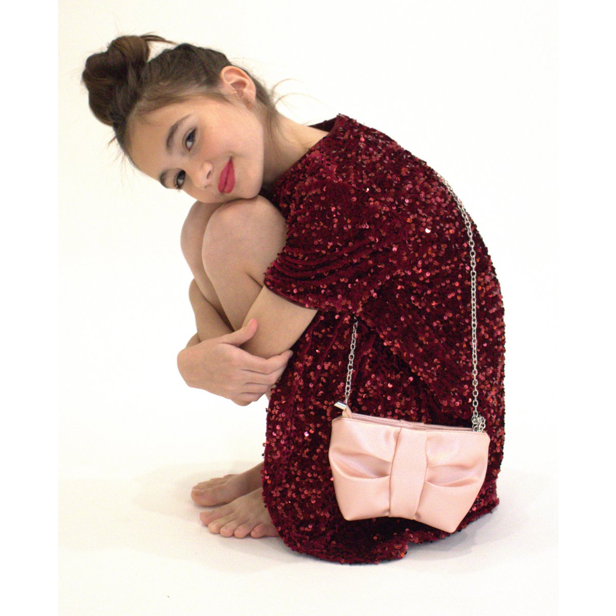Bolso bandolera Moon - Rosa suave