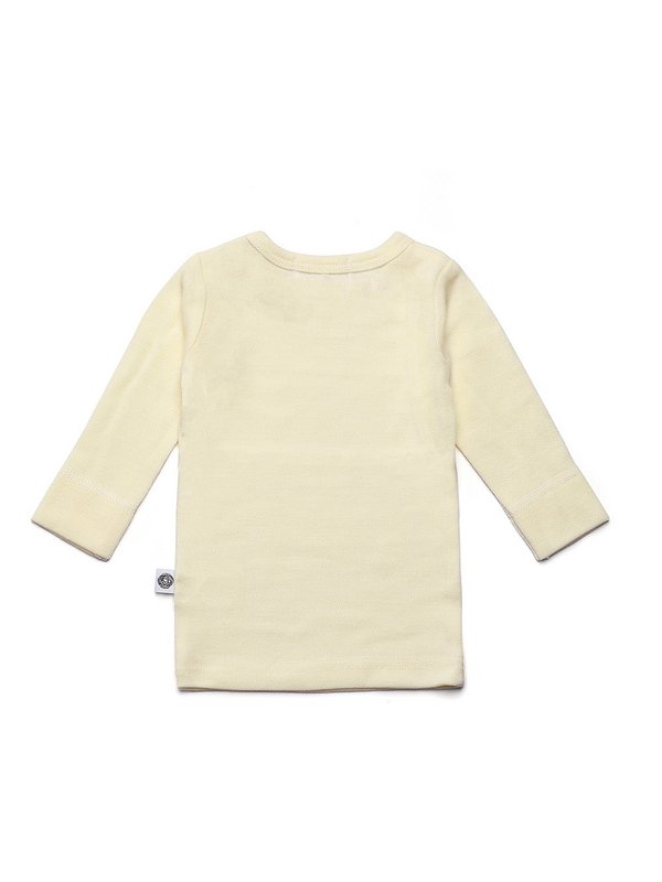 Woolen Baby Sweater / Long Sleeve Shirt - Merino wool - Naturel