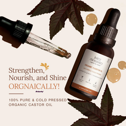Organic Castor Cold Pressed Carrier Oil - 30ml