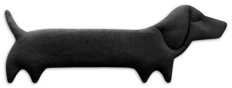 Bio-Körnerkissen mikrowellengeeignet, Wärmekissen für Nacken & Schulter, Hund Dackel