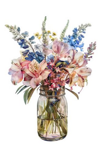 Duurzame kaart - Bloemen boeket