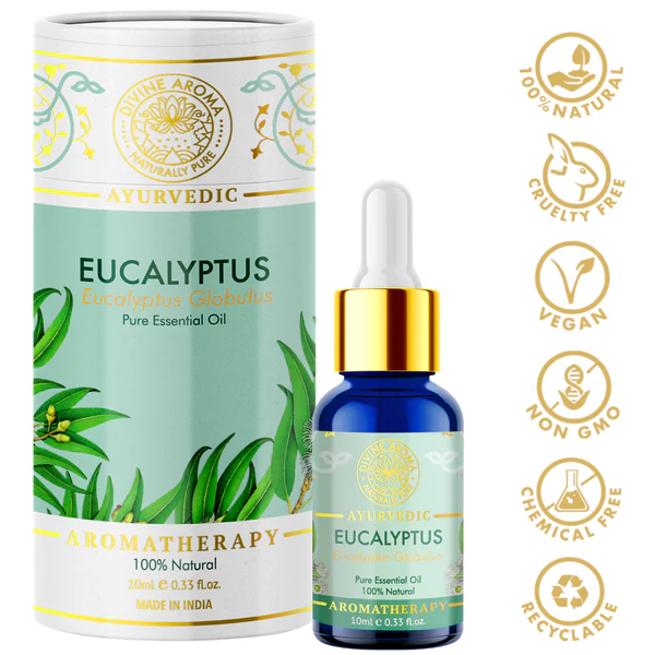 Eucalyptus æterisk olie l 10ml l 100% ren & naturlig
