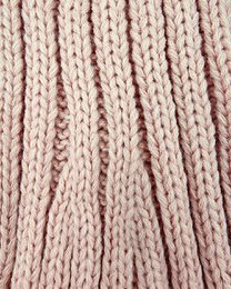 Santa hat - Pink with white brim coarse knit