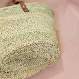 Shopper Marin - Handgemachte Basttasche