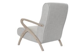 POLTRONA IN ABETE POLIESTERE 67X80X85 GRIGIO CHIARO MB188990