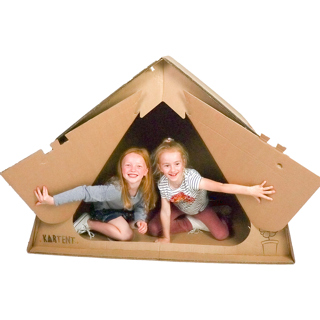 Tente en carton pour enfants - la KarTent Junior