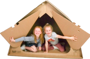 Cardboard Tent for kids - the KarTent Junior