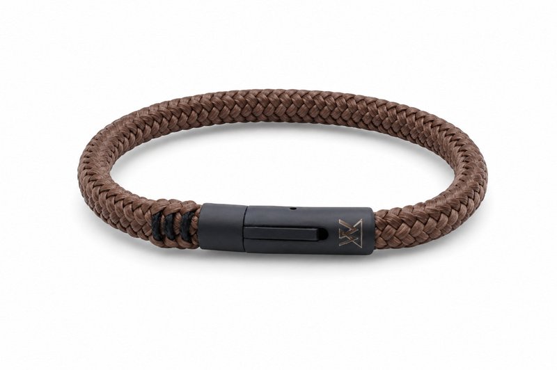 Seilarmband 6mm - Ruyter-Kollektion | Ausgabe schwarz