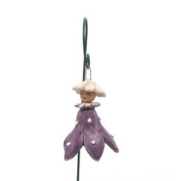 Blomsterpige lilla/lilla 6 cm