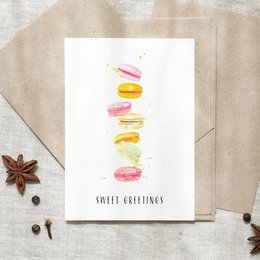 Macaron da cartolina