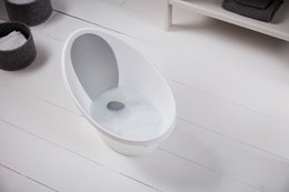Bath thermometer pebble