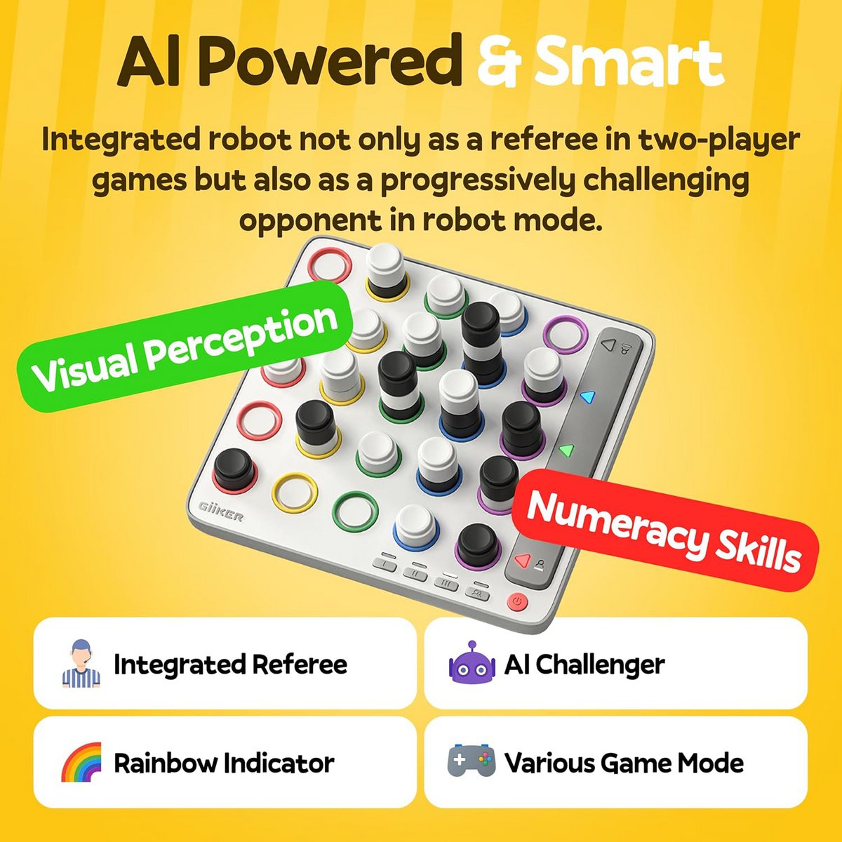 GiiKER SMART FOUR - Gioco di filotto 3D basato sull'intelligenza artificiale