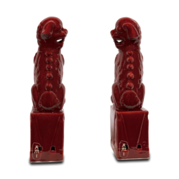 Rotes Fu-Hundeset