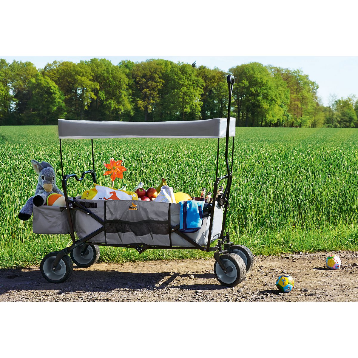 Folding handcart „Paxi”, grey