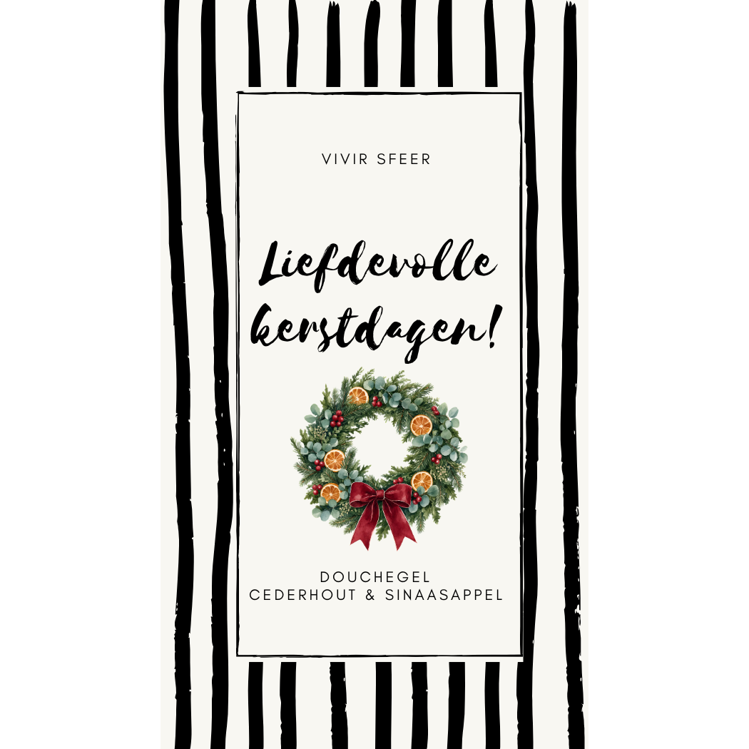 Douchegel - Liefdevolle kerstdagen!