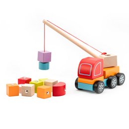 Houten Kraanwagen