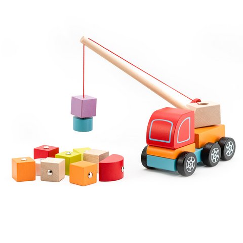 Houten Kraanwagen