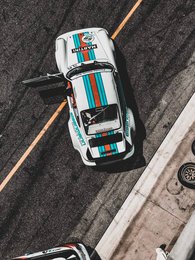 PORSCHE MARTINI PLAKAT