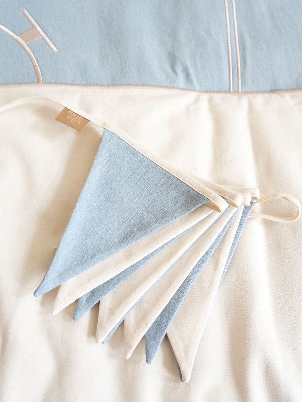 Dekogirlande „Jeans“
