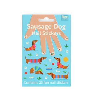 Children's nail stickers - Sausage Dog