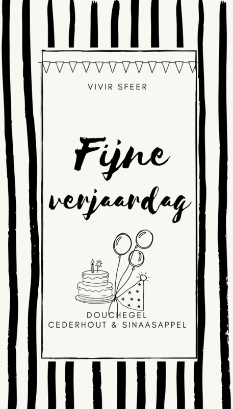 Douchegel - Fijne verjaardag