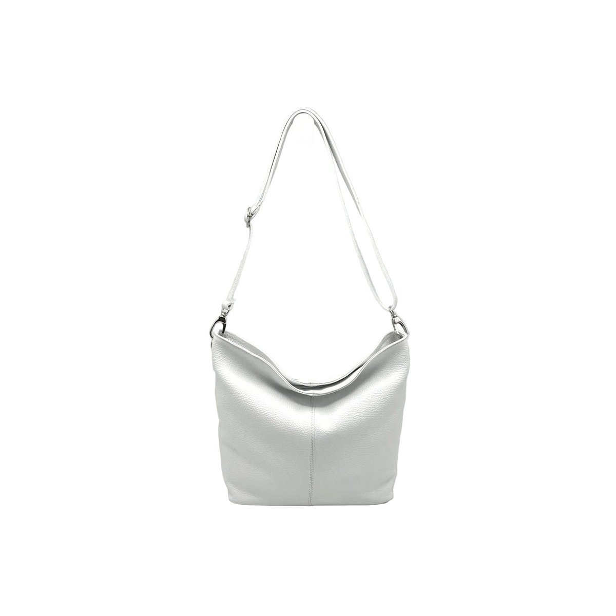 Bolso de hombro para mujer en piel auténtica, Made in Italy, art. 112453Nuevo