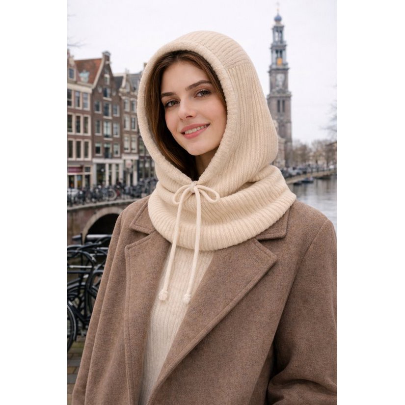 TikTok Hype 2026 Sturmhaube Damen – 10+ Farben – Schal & Mütze – Warm – Trendy