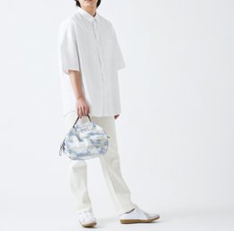 Shupatto compact foldable shopping bag size S - Floating Clouds