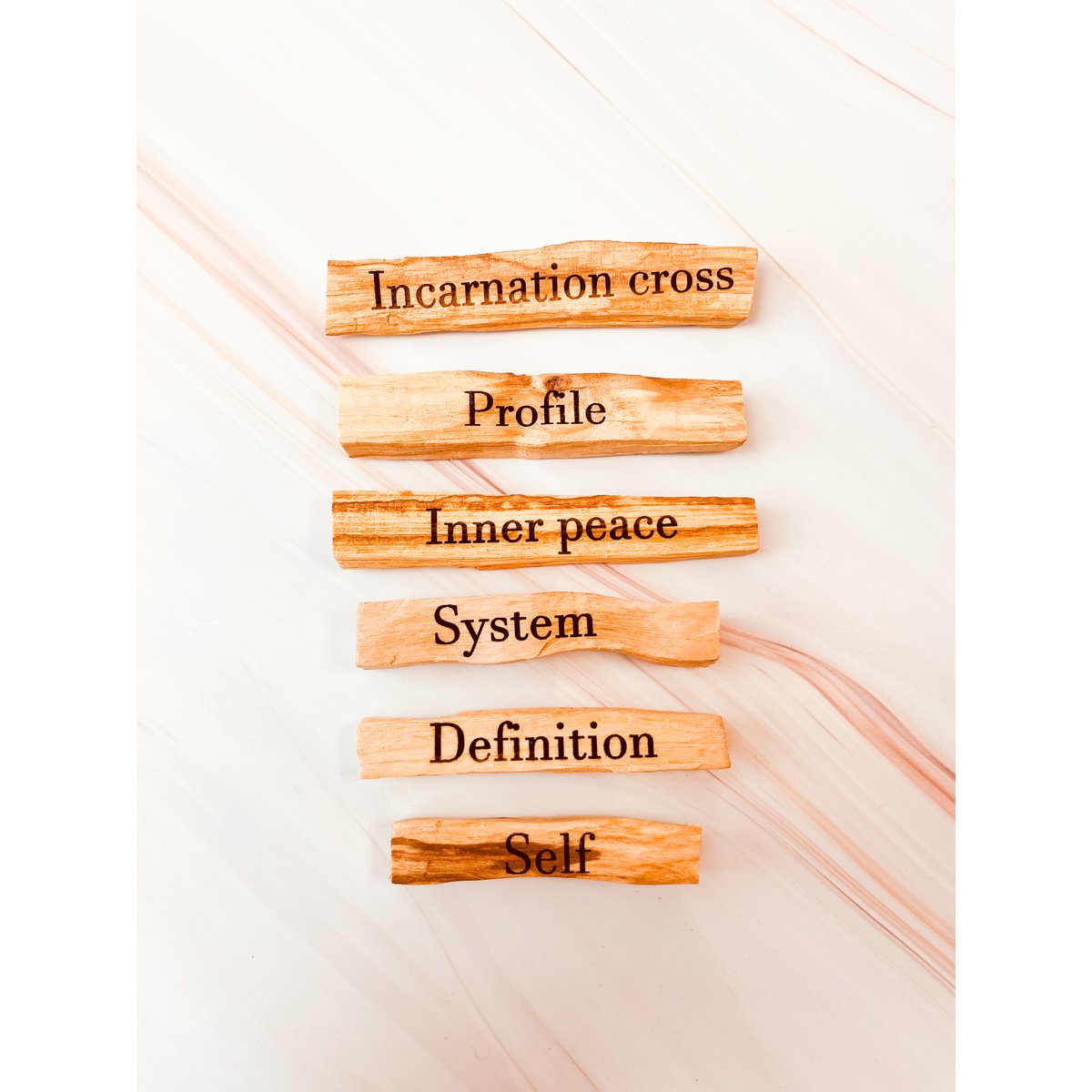 Palo Santo met tekst: Human Design Deep Dive set
