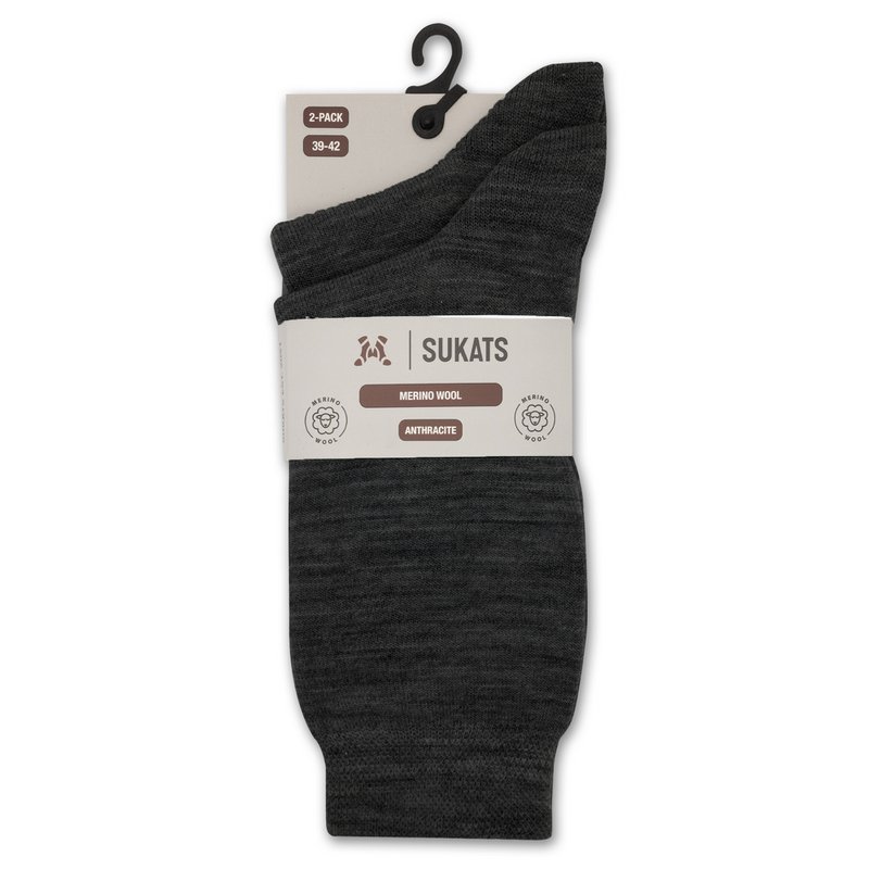 Skarpety z wełny Merino Sukats® 4 lub 8 par | Skarpety wełniane | Bez szwu | Wiele kolorów i rozmiarów