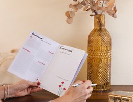 Liefdesverhaal notitieboekje