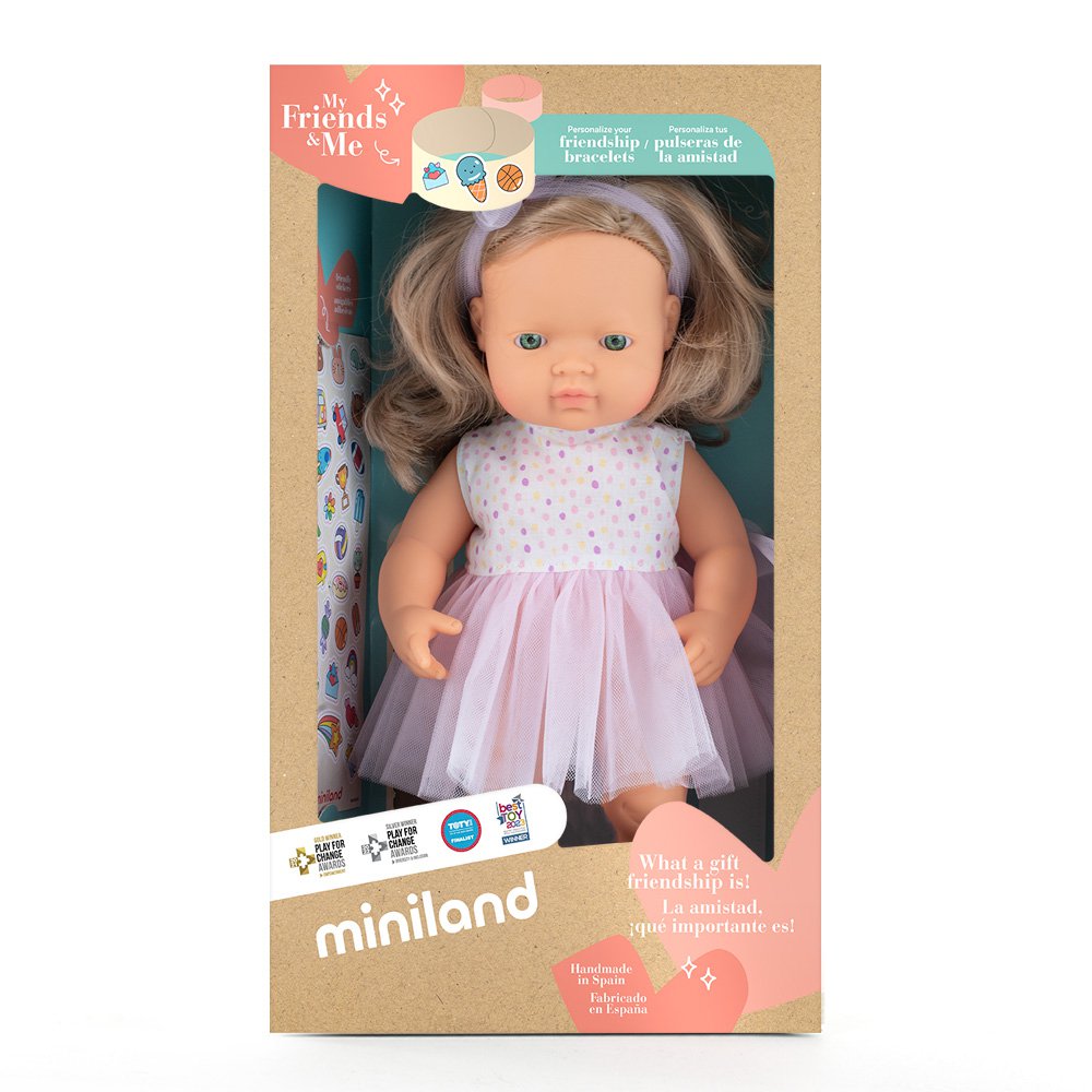 Muñeca Niña Europea 38cm