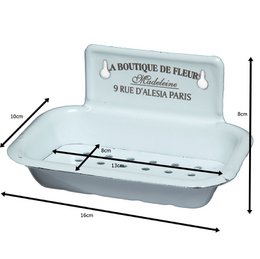 Seifenteller aus Emaille