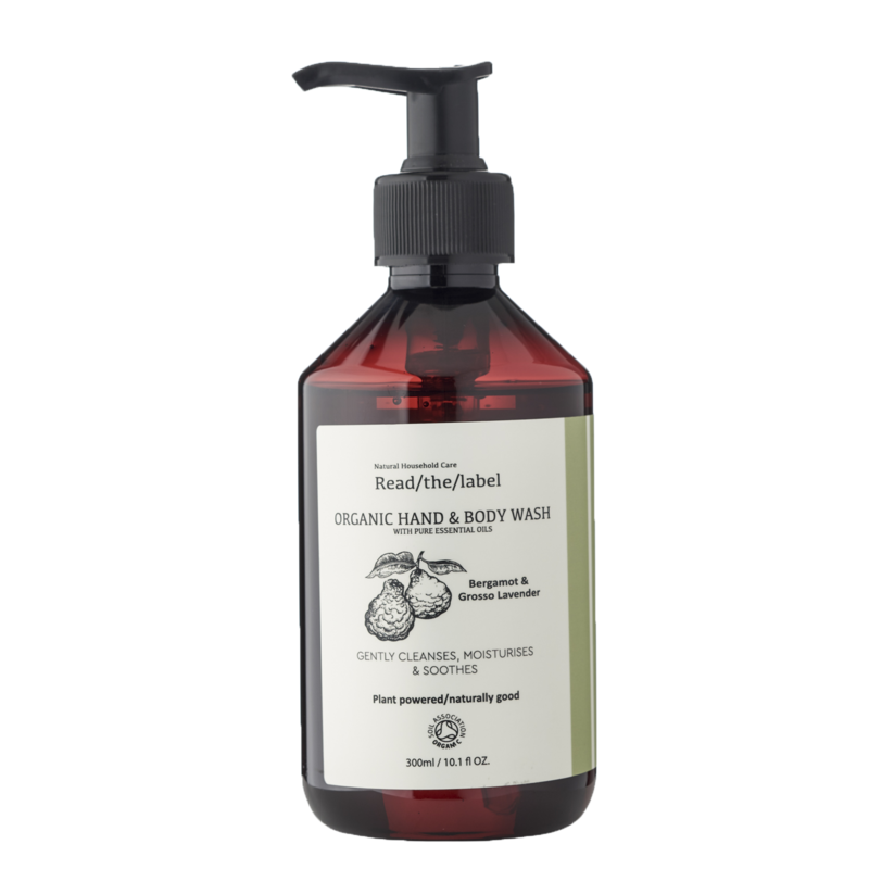 Detergente Mani e Corpo Biologico - Bergamotto e Lavanda Grosso 300ml