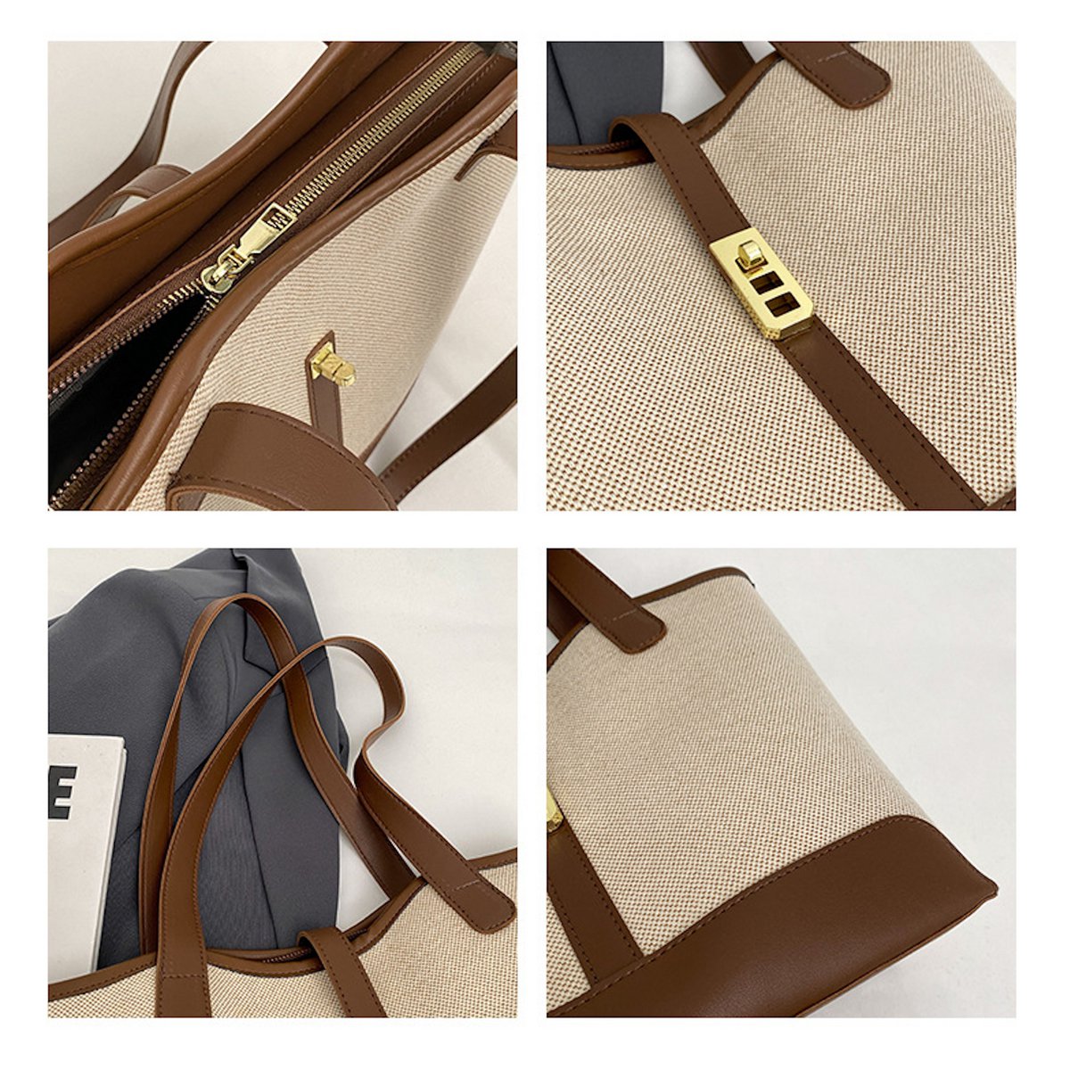 AnBeck 'Be classy' canvas shoulder bag