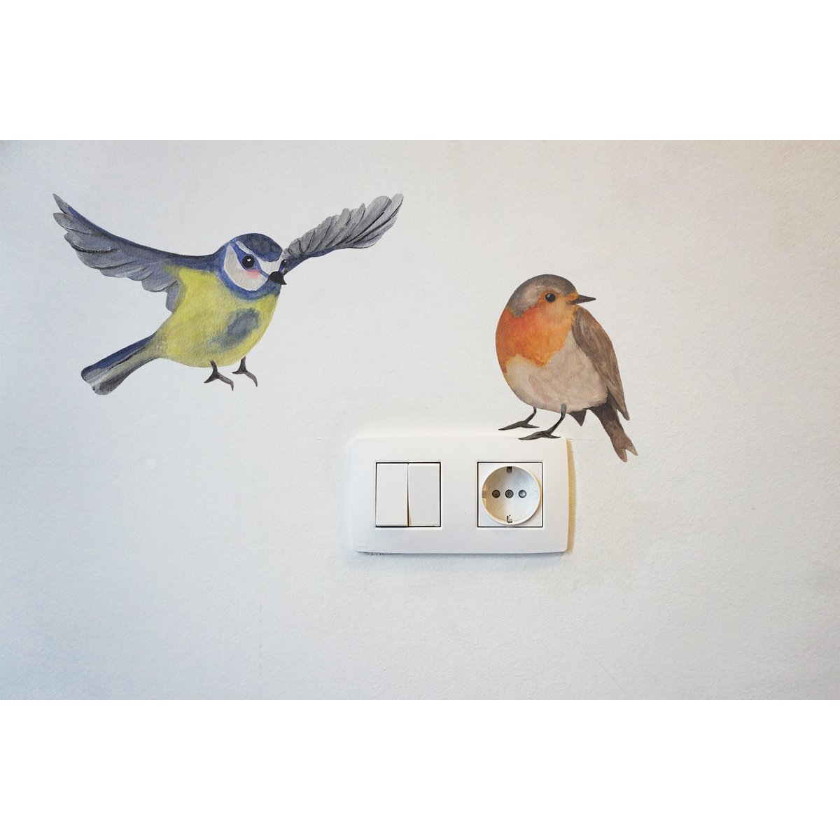 Wall sticker robin