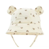 Hydrophiler Sonnenhut für Baby – Beige mit Herzen