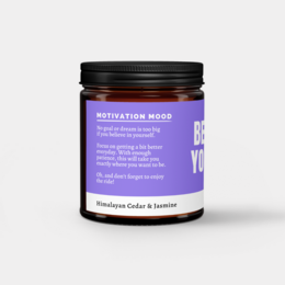 Gift Candle – MOTIVATION MOOD – Scented Handmade Soy wax