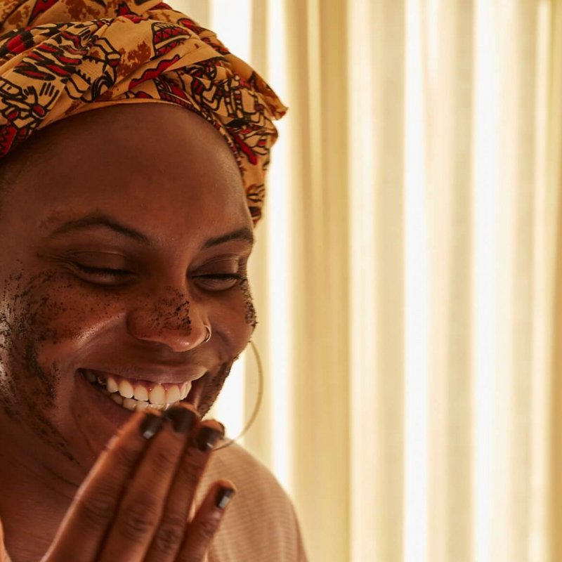 Face Scrub Citrus Blend with Coffee + Rosehip Oil - Mini Size