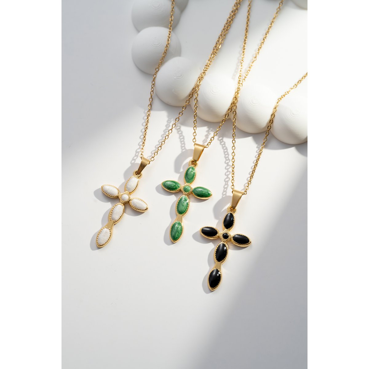 Roestvrijstalen ketting hanger elegante gouden gouden trendy